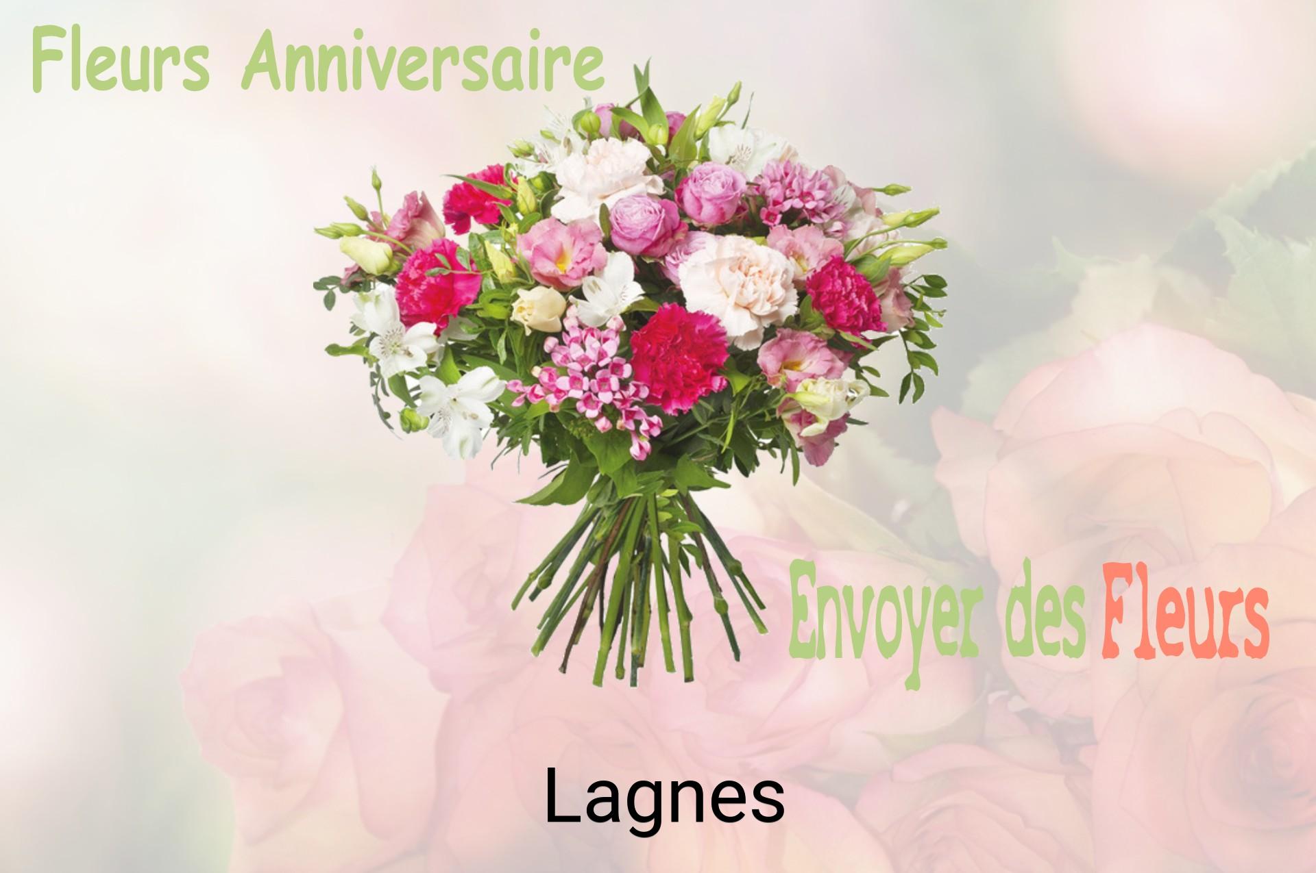 Bouquet de fleurs d’anniversaire livré à Lagnes